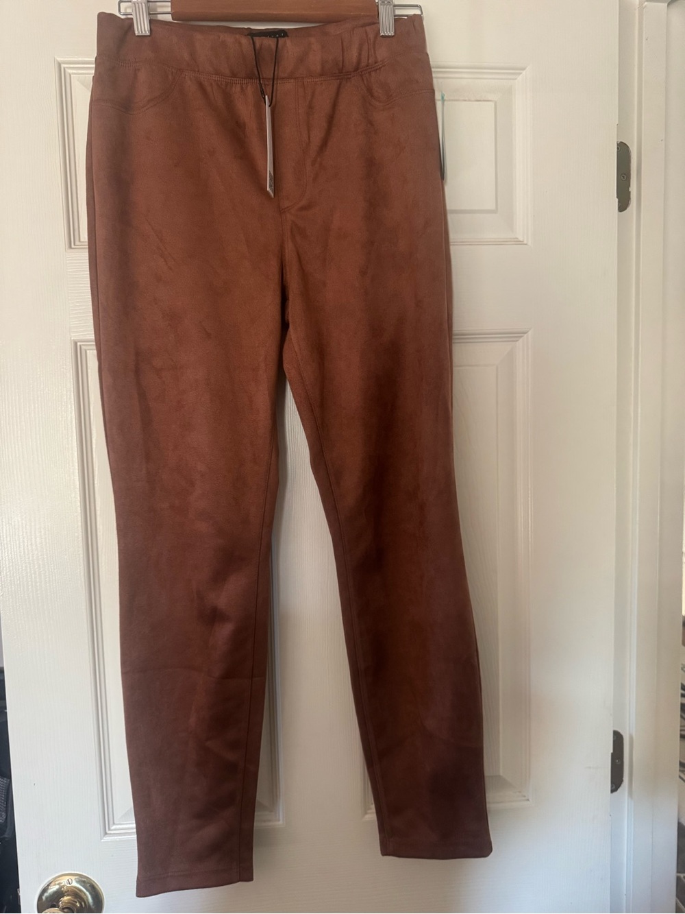 NWT Sanctuary Brown Sueded Leggings Women’s Size Medium